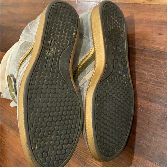 BCBG Anthony Suede Wedge Sneakers - Picture 7 of 8